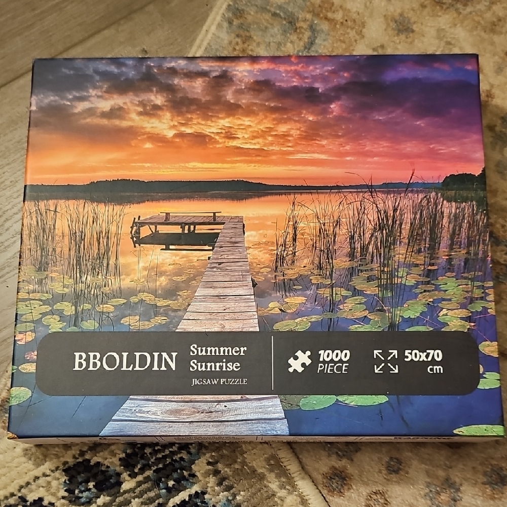 BBOLDIN Summer Sunrise Jigsaw Puzzle